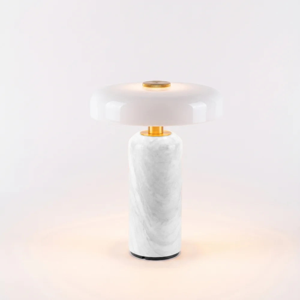 Lámpara de mesa LED en mármol Nova