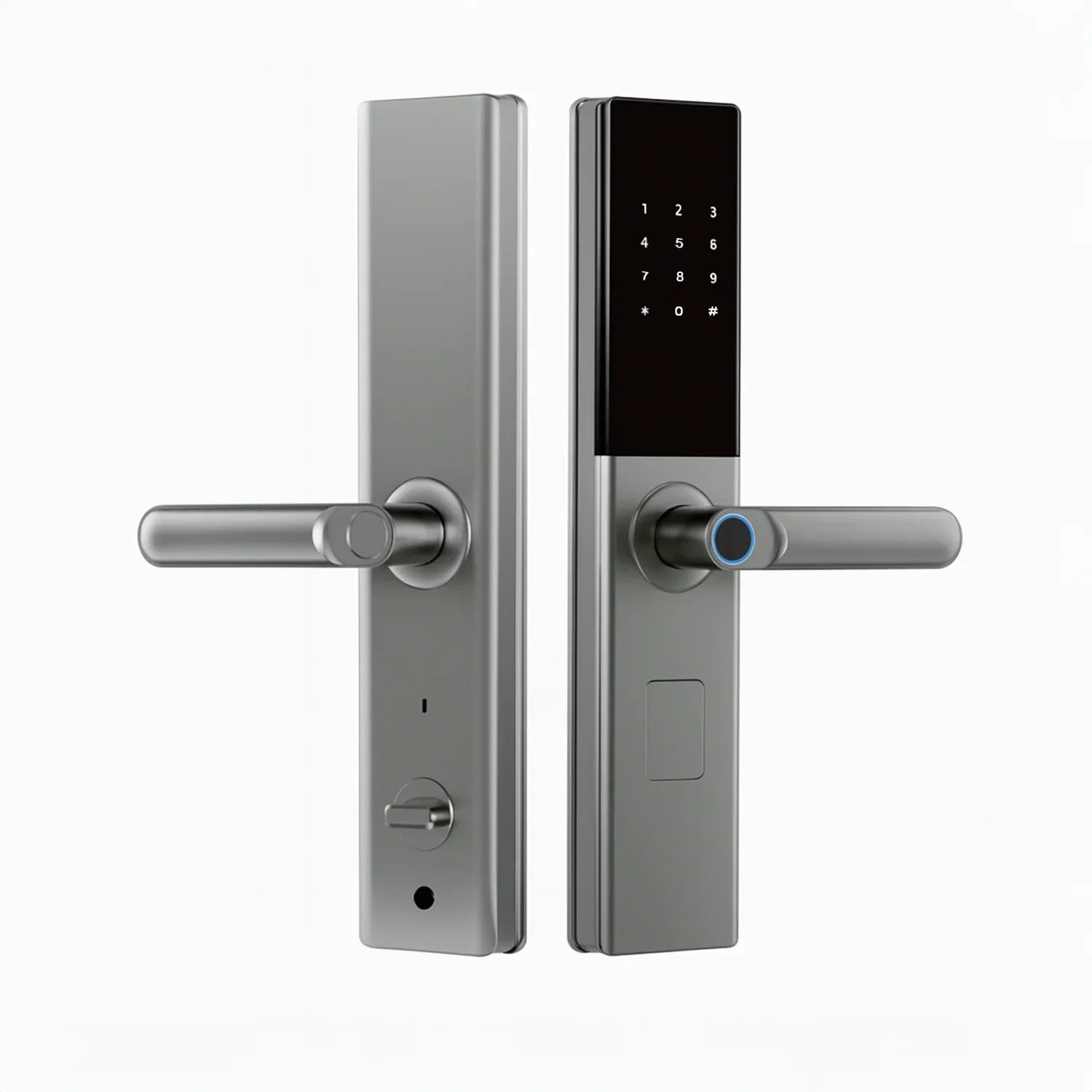 Cerradura inteligente / cerradura panel touch / cerradura lector de huella / cerradura bloqueo automático / cerradura con batería / cerradura plateada / cerradura gris / cerradura con wifi / cerradura con tarjeta de proximidad / cerradura con camara / cerradura con sensor de movimiento / cerradura con reconocimiento facial 3D / cerradura / cerradura negra / cerradura con llaves / cerradura premium / cerradura anti agua / cerradura con bloqueo manual