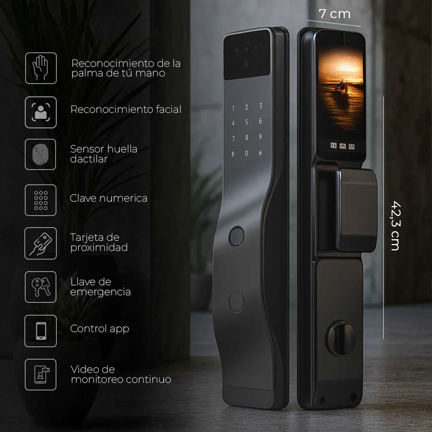 Cerradura inteligente premium Nivus C20 pro - Athmos