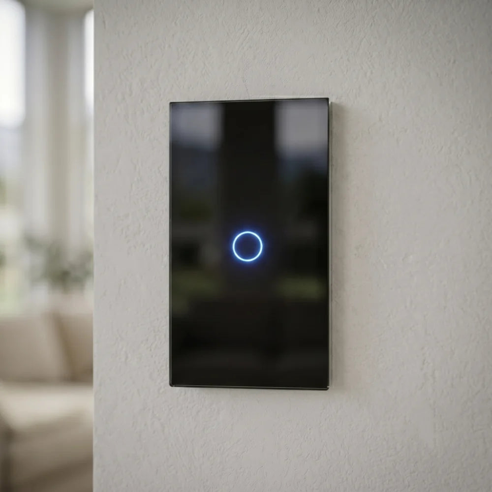 Interruptor inteligente W1 negro con WiFi