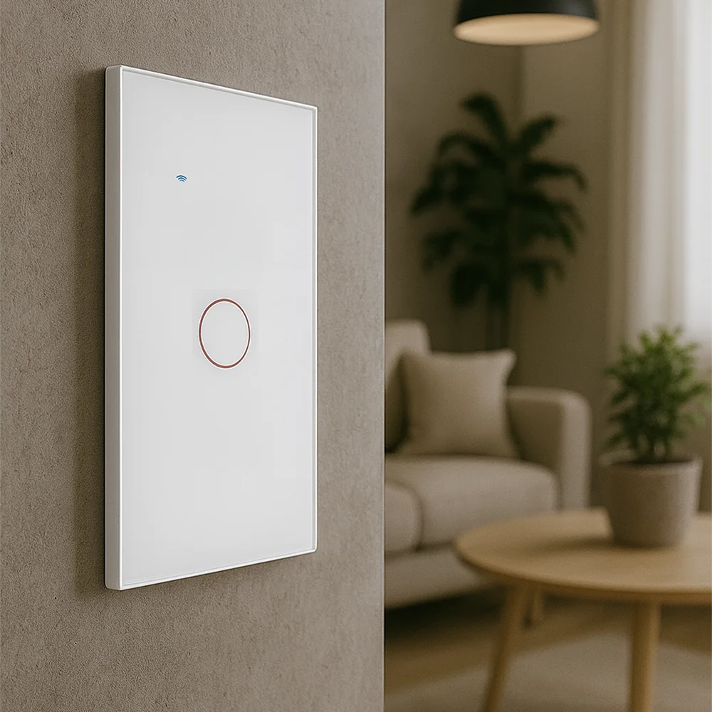 interruptor inteligente / interruptor inteligente de tres botones / interruptor con wifi / interruptor negro / interruptor panel touch / interruptor de dos botones / interruptor blanco