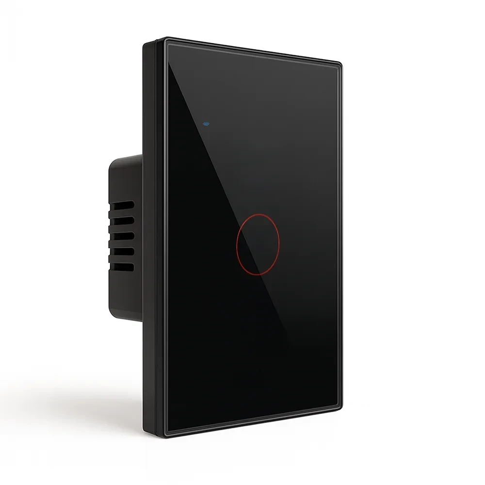 Interruptor inteligente W1 negro con WiFi