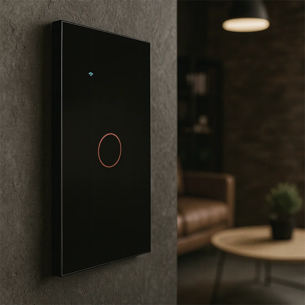 interruptor inteligente / interruptor inteligente de tres botones / interruptor con wifi / interruptor negro / interruptor panel touch / interruptor de dos botones / interruptor blanco