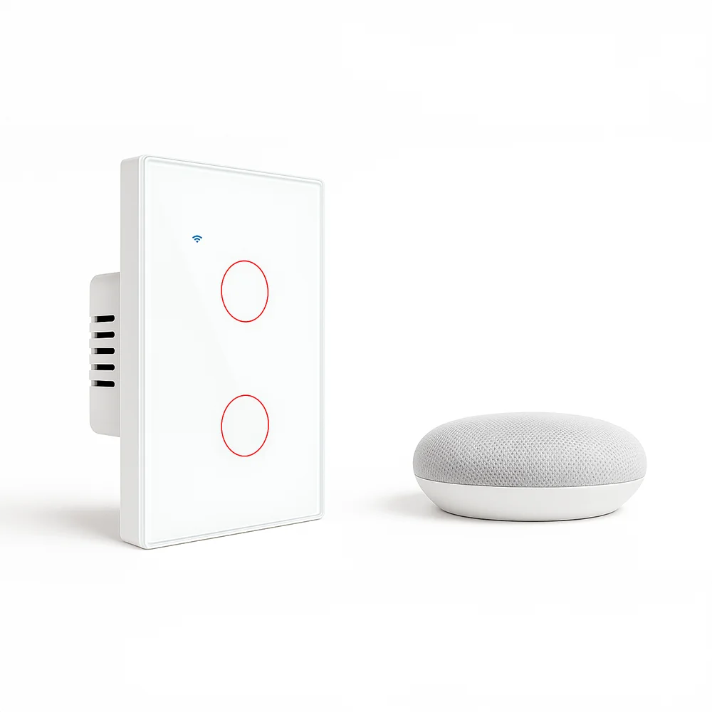 interruptor inteligente / interruptor inteligente de tres botones / interruptor con wifi / interruptor negro / interruptor panel touch / interruptor de dos botones / interruptor blanco