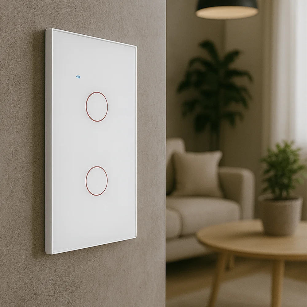 interruptor inteligente / interruptor inteligente de tres botones / interruptor con wifi / interruptor negro / interruptor panel touch / interruptor de dos botones / interruptor blanco