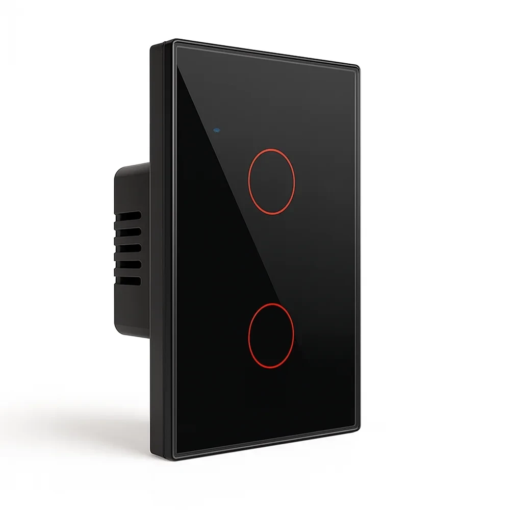 Interruptor inteligente W2 negro con WiFi