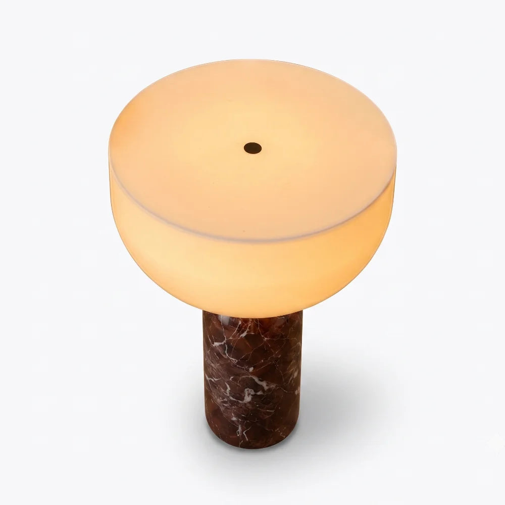 Lámpara de mesa LED mármol Magma