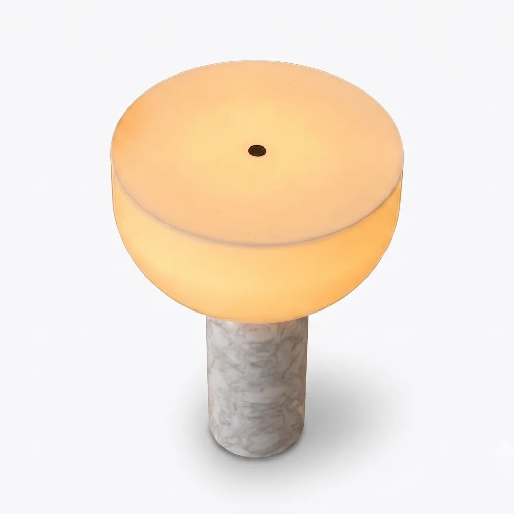 Lámpara de mesa LED mármol Magma