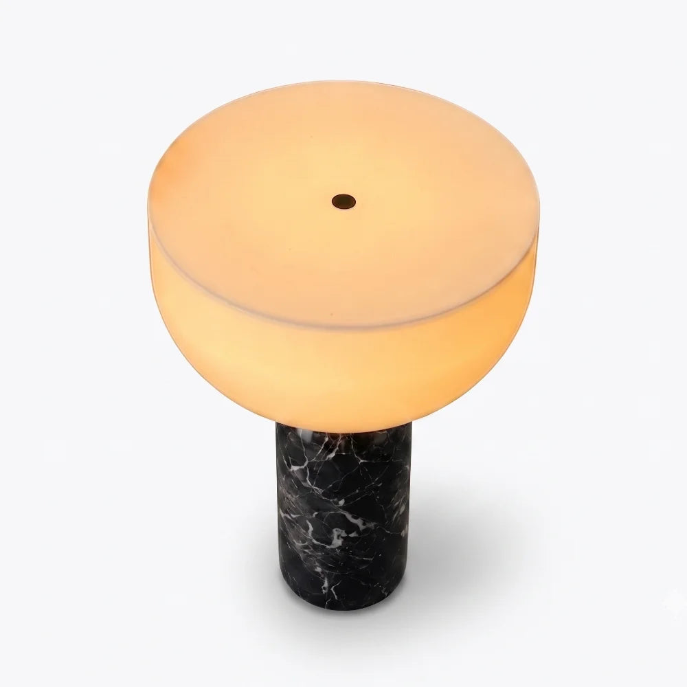 Lámpara de mesa LED mármol Magma