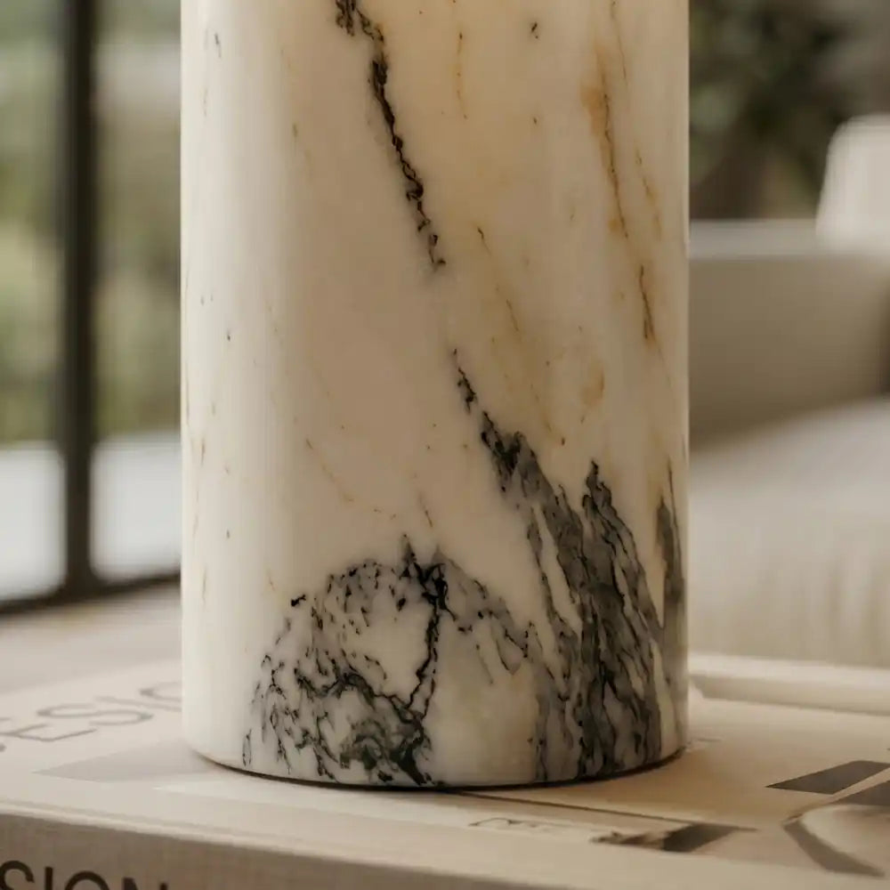 Lámpara de mesa LED de mármol Pisa