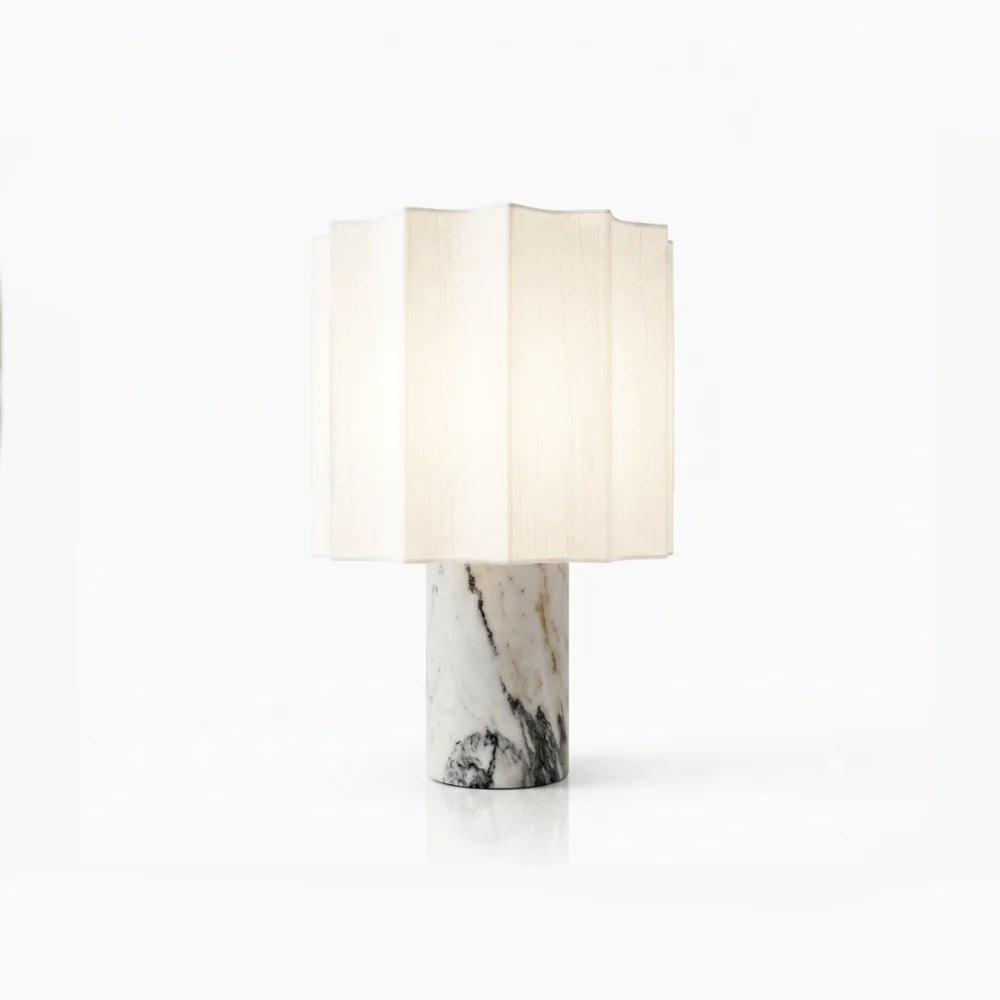 Lámpara de mesa LED de mármol Pisa