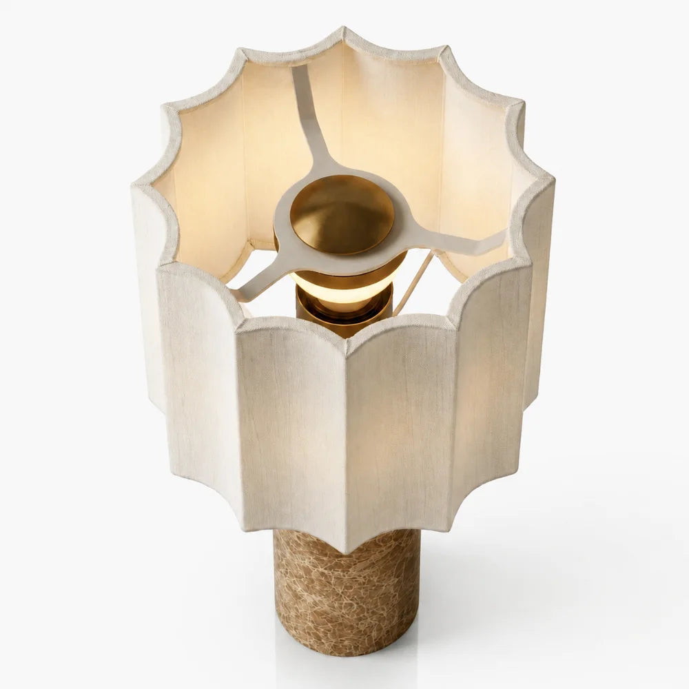 Lámpara de mesa LED de mármol Pisa