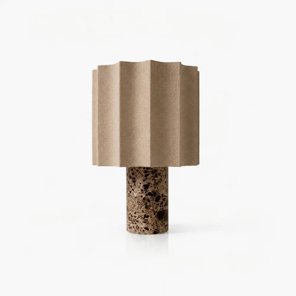 Lámpara de mesa LED de mármol Pisa