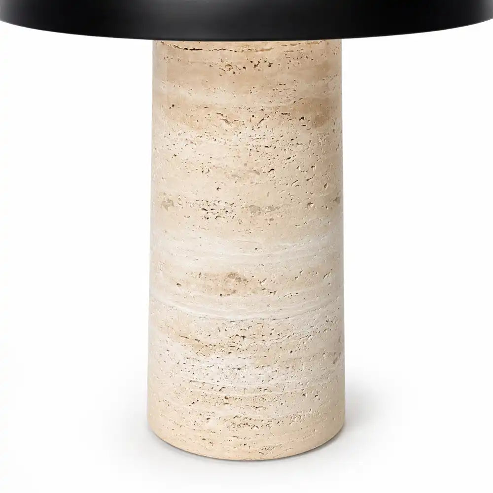 Lámpara de mesa LED Moon travertino