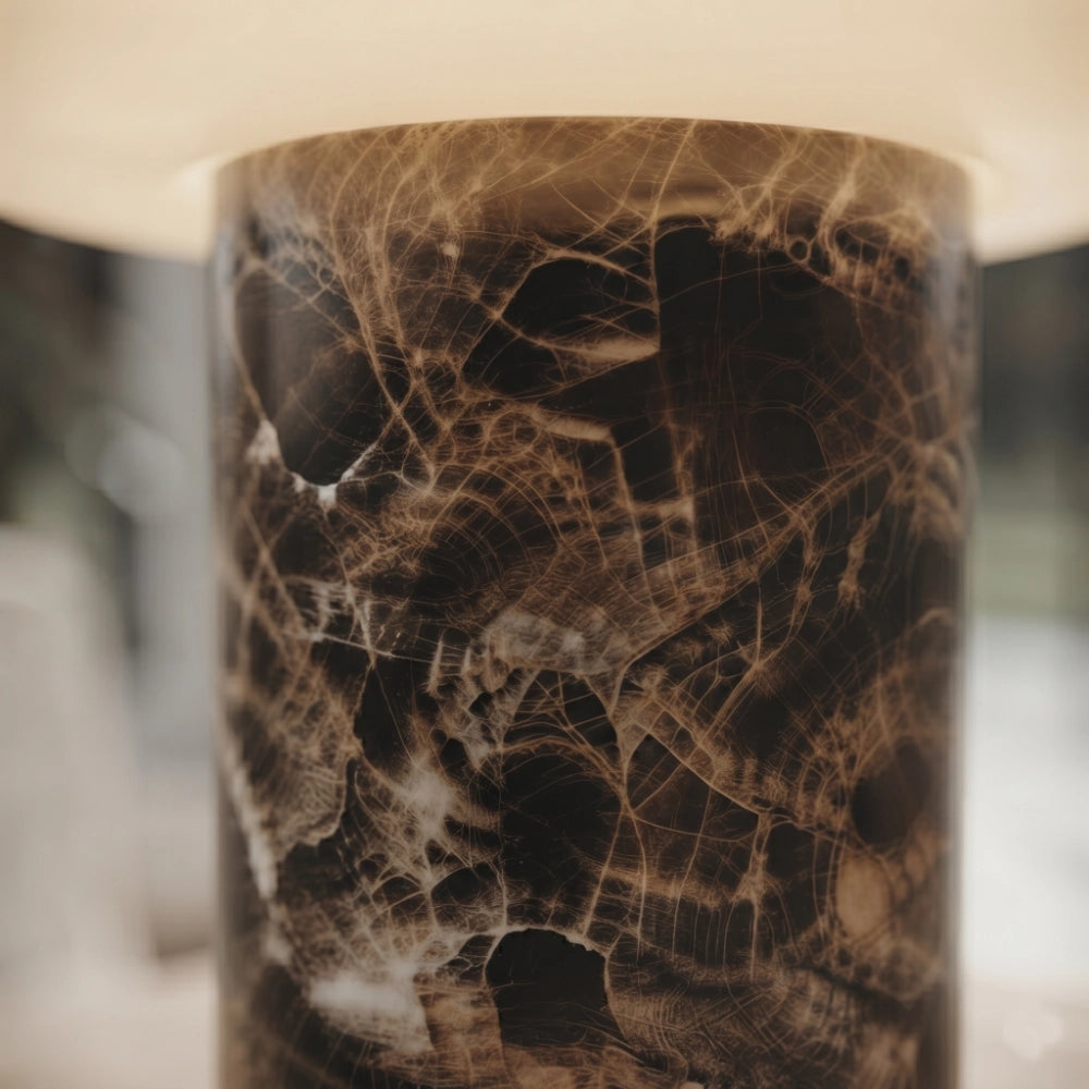 lampara de mesa petra de mármol