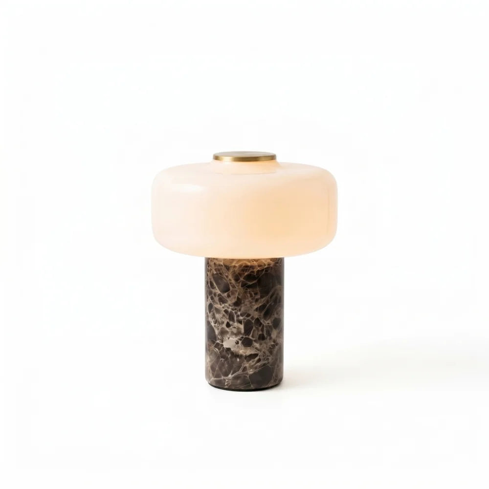 lampara de mesa petra de mármol