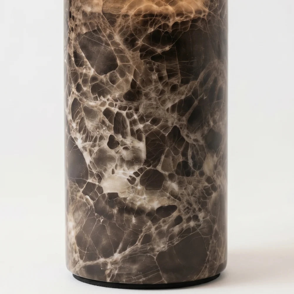 lampara de mesa petra de mármol
