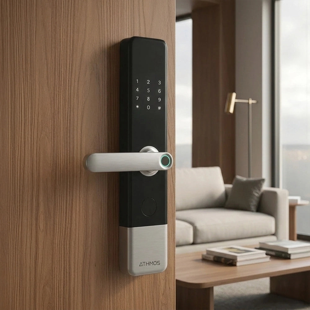 Cerradura inteligente / cerradura panel touch / cerradura lector de huella / cerradura bloqueo automático / cerradura con batería / cerradura plateada / cerradura gris / cerradura con wifi / cerradura con tarjeta de proximidad / cerradura con camara / cerradura con sensor de movimiento / cerradura con reconocimiento facial 3D / cerradura / cerradura negra / cerradura con llaves