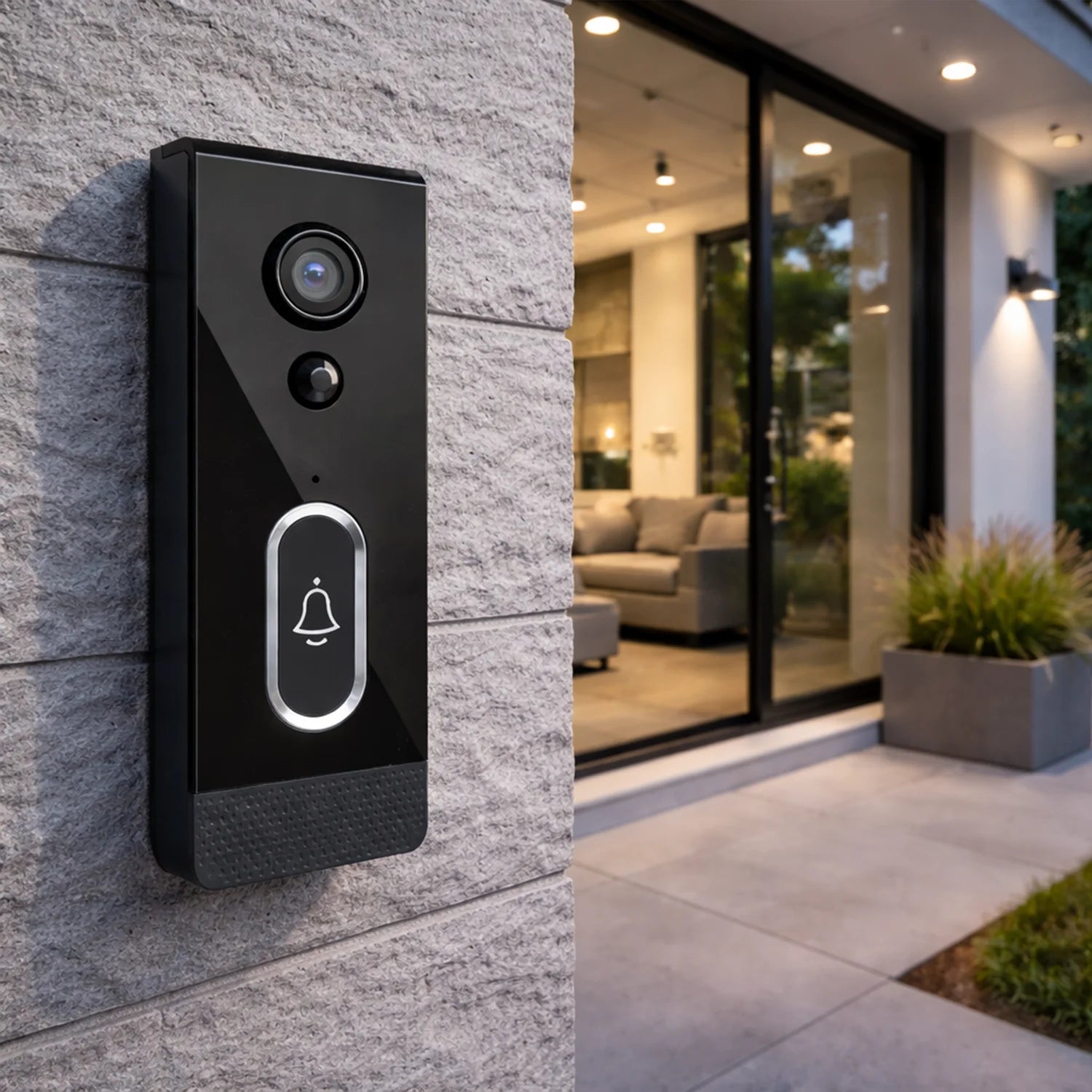 Timbre inteligente / timbre inteligente con wifi / timbre inteligente desde app / Timbre inteligente de tu celular / Timbre inteligente recibe llamadas / Timbre inteligente con camara HD / Timbre inteligente para tu hogar / Timbre inteligente smart home / Timbre inteligente para el patio de tu casa / Timbre inteligente video llamada